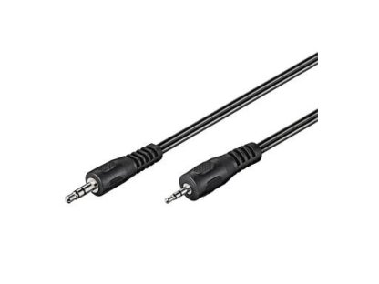 PREMIUMCORD kabel Jac 3.5-Jack 2.5, M/M, propojovací, 2m, černý (kjack2mm2)