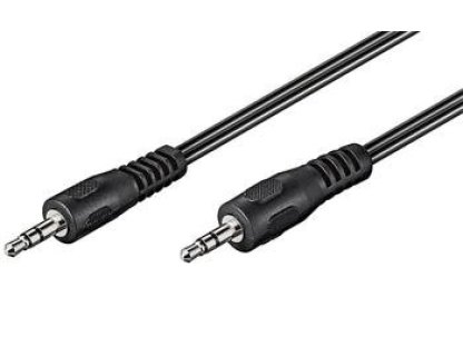PREMIUMCORD kabel Jack 3.5-Jack 3.5, M/M, propojovací, 1,5m, černý (kjackmm015)