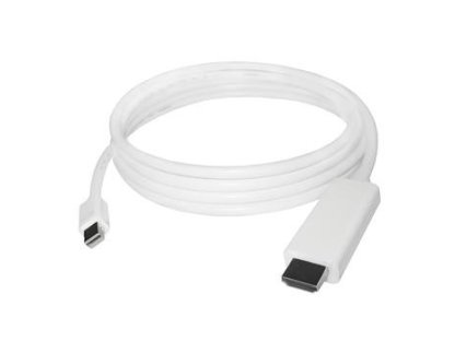 PREMIUMCORD kabel Mini DisplayPort-HDMI, M/M, propojovací, 1m, bílý (kportadmk01-01)