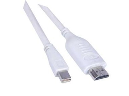 PREMIUMCORD kabel Mini DisplayPort-HDMI, M/M, propojovací, 2m, bílý (kportadmk01-02)
)
