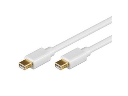 PREMIUMCORD kabel Mini DisplayPort-Mini DisplayPort, M/M, propojovací, 1m, bílý (kport3-01)