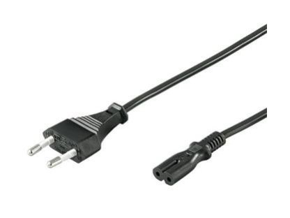 PREMIUMCORD kabel napájecí 230V 2pin, 3m, černý (kpspm3)