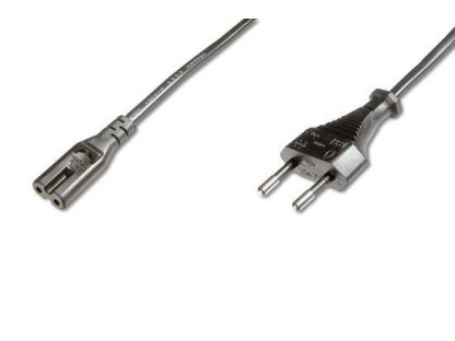 PREMIUMCORD kabel napájecí 230V 2pin, 5m, černý (kpspm5)