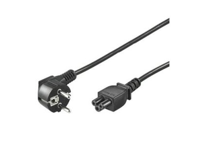 PREMIUMCORD kabel napájecí 230V k notebooku 3pin, 1m, "Mickey Mouse", černý (kpspt1)