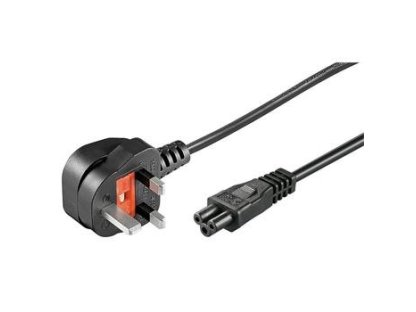 PREMIUMCORD kabel napájecí 230V k notebooku 3pin, 2m, "Mickey Mouse", černý (kpsp2-uk2)