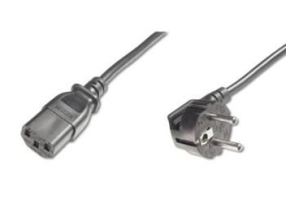 PREMIUMCORD kabel napájecí 230V k PC, 1m, černý (kpsp1)