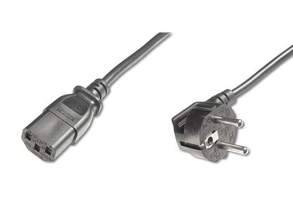 PREMIUMCORD kabel napájecí 230V k PC, 2m, černý (kpsp2)