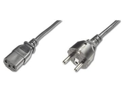 PREMIUMCORD kabel napájecí 230V k PC, 2m, černý, přímý (kpsp2r)