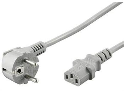 PREMIUMCORD kabel napájecí 230V k PC, 2m, šedý (kpsp2g)