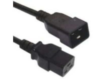 PREMIUMCORD kabel napájecí 230V k PC, C19-C20, F/M, prodlužovací, 3m, černý (kpsa)