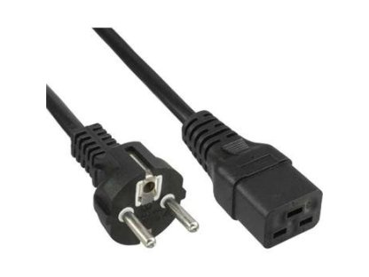 PREMIUMCORD kabel napájecí 230V k PC, konektor C19, 1,5m, černý (kpspa015)