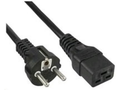 PREMIUMCORD kabel napájecí 230V k PC, konektor C19, 3m, černý (kpspa)