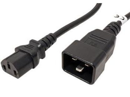 PREMIUMCORD kabel napájecí 230V k PC, konektory C13-C20, F/M, 5m, černý (kpsb5)