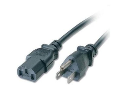 PREMIUMCORD kabel napájecí 230V k PC s USA zástrčkou, 2m, černý (kpsp2-usa)