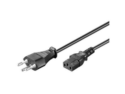 PREMIUMCORD kabel napájecí 230V k PC se zástrčkou pro Švýcarsko, 2m, černý (kpsp2-ch)