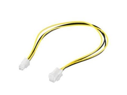 PREMIUMCORD kabel napájecí, 4pin-4pin, M/F, prodlužovací, 0,37m (kn-17)