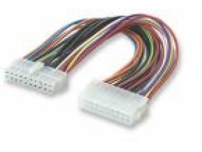 PREMIUMCORD kabel napájecí ATX pro zdroje 24pin, M/F, prodlužovací, 0,25m (kn-atx-01)