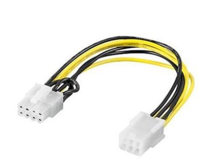 PREMIUMCORD kabel napájecí PCI Express 6pin-8pin, F/M, 0,2m (kn-15)