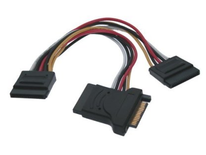 PREMIUMCORD kabel napájecí SATA-3xSATA, M/3xF, 0,16m (kfsa-8)