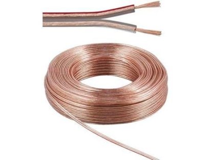 PREMIUMCORD kabel reproduktorový, 100% CU měď, 2x1,5mm, 10m (kjpr-01-10)