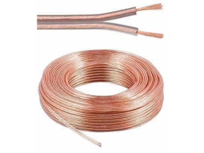 PREMIUMCORD kabel reproduktorový, 2x4mm2, 99,9% Cu, metráž (kjpr-04)