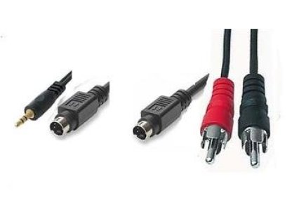 PREMIUMCORD kabel S-Video+Jack 3.5-S-Video+2xCinch, M+M/M+2xM, 2m, černý (kjsbd-2)