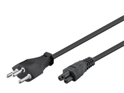 PremiumCord Kabel sítový 230V k notebooku 1.8m se zástrčkou pro Švýcarsko na C5