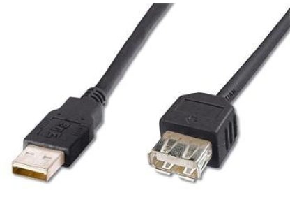 PREMIUMCORD kabel USB 2.0, A-A, M/F, prodlužovací, 0,2m, černý (kupaa02bk)