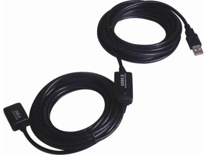 PREMIUMCORD kabel USB 2.0, A-A, M/F, prodlužovací, 20m, repeater (ku2rep20)