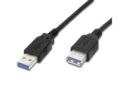 PREMIUMCORD kabel USB 2.0, A-A, M/F, prodlužovací, 3m, černý (kupaa3bk)