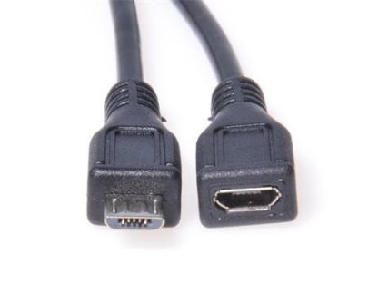 PREMIUMCORD kabel USB 2.0, B micro-B micro, M/F, prodlužovací, 3m, černý (ku2me3f)
