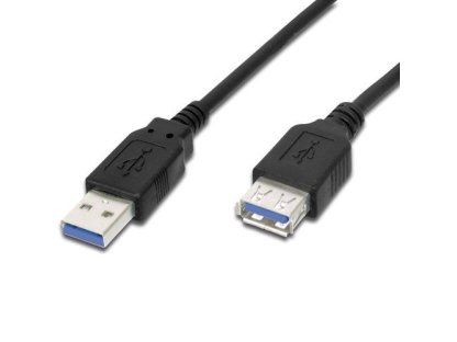 PREMIUMCORD kabel USB 3.0, A-A, M/F, prodlužovací, 1m, černý (ku3paa1bk)