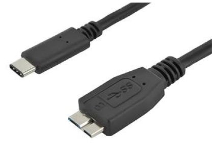 PREMIUMCORD kabel USB 3.0, C-B micro, M/M, 0,6m, černý (ku31cmb06bk)