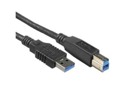 PREMIUMCORD Kabel USB 3.0 Super-speed 5Gbps A-B, 9pin, 0,5m (ku3ab05bk)
