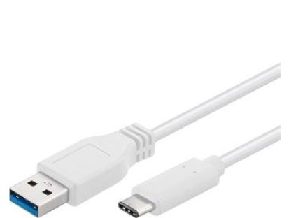 PREMIUMCORD kabel USB 3.1, C-A, M/M, propojovací, 1m, bílý (ku31ca1w)
