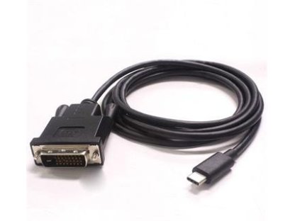 PREMIUMCORD kabel USB 3.1-DVI, C-DVI, M/M, propojovací, 1,8m, černý (ku31dvi02)