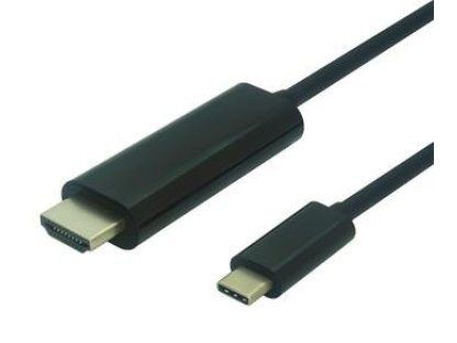PREMIUMCORD kabel USB 3.1-HDMI, C-HDMI, M/M, propojovací, 1,8m, černý (ku31hdmi03)