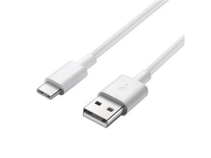 PREMIUMCORD kabel USB, C-A, M/M, propojovací, 2m, bílý, rychlé nabíjení proudem (ku31cf2w)