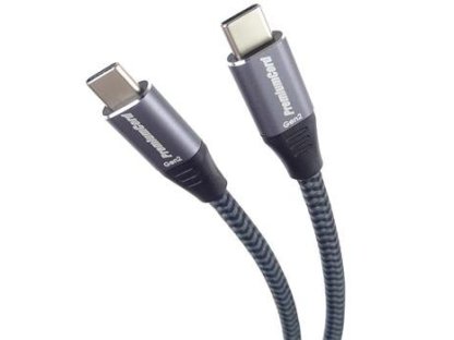 PREMIUMCORD Kabel USB-C na USB-C (ku31cr2) 2m, bavlněný oplet