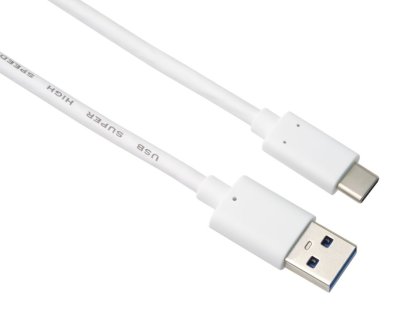 PREMIUMCORD kabel USB-C - USB 3.0 A  1m bílá (ku31ck1w)