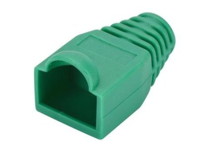 PremiumCord Kryt konektoru RJ45 - zelená