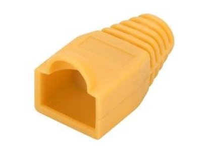 PremiumCord Kryt konektoru RJ45 - žlutá