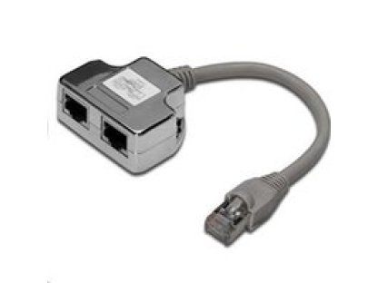 PremiumCord Modulární RJ45 distributor 2 porty 10/100Base T (smd2)