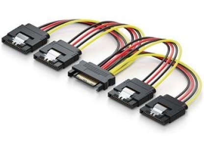 PREMIUMCORD napájecí rozbočka k HDD, SATA-4xSATA (kfsa-30)