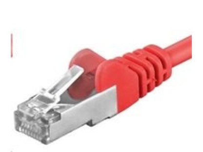 PREMIUMCORD Patch kabel CAT6a S-FTP, RJ45-RJ45, AWG 26/7 3m červená (sp6asftp030R)