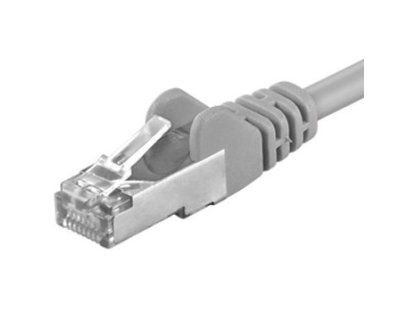 PREMIUMCORD patch kabel S/FTP, RJ45-RJ45, CAT5e, 0,3m, šedý (ssftp003)