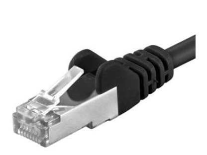 PREMIUMCORD patch kabel S/FTP, RJ45-RJ45, CAT6a, 2m, černý (sp6asftp020C)