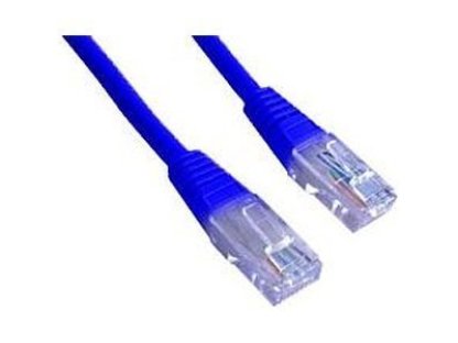 PREMIUMCORD patch kabel UTP, RJ45-RJ45, CAT5e, 0,5m, modrý (sputp005B)