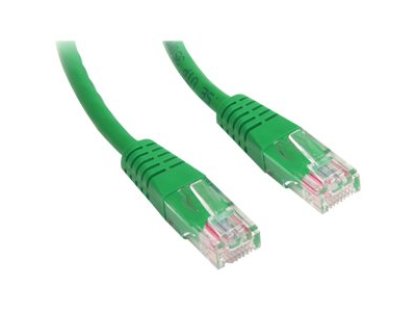 PREMIUMCORD patch kabel UTP, RJ45-RJ45, CAT5e, 1m, zelený (sputp01G)
