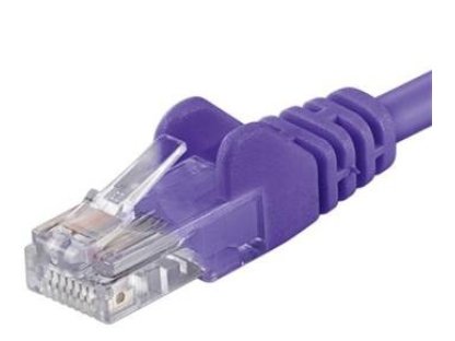 PREMIUMCORD patch kabel UTP, RJ45-RJ45, CAT5e, 2m, fialový (sputp02V)
